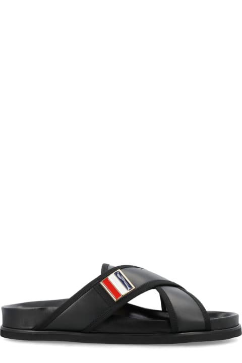 Other Shoes for Men Thom Browne Criss Cross Loafer Sandal