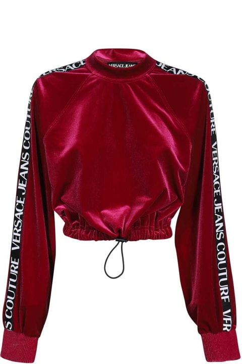 Fleeces & Tracksuits for Women Versace Jeans Couture Cropped Sweatshirt