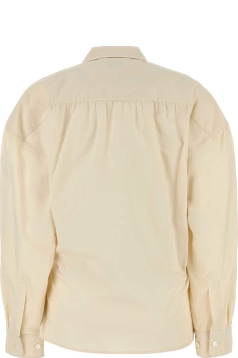 Lemaire Cream Poplin Shirt