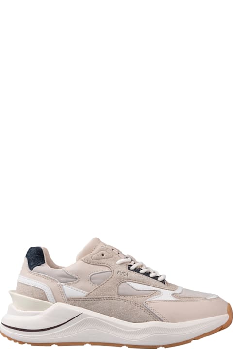 D.A.T.E. Sneakers for Men D.A.T.E. Fuga Running Sneakers In Ivory D.A.T.E.