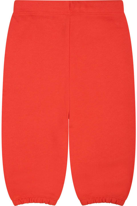 Homeware Stella McCartney Kids Red Trousers For Baby Boy With Sun Print