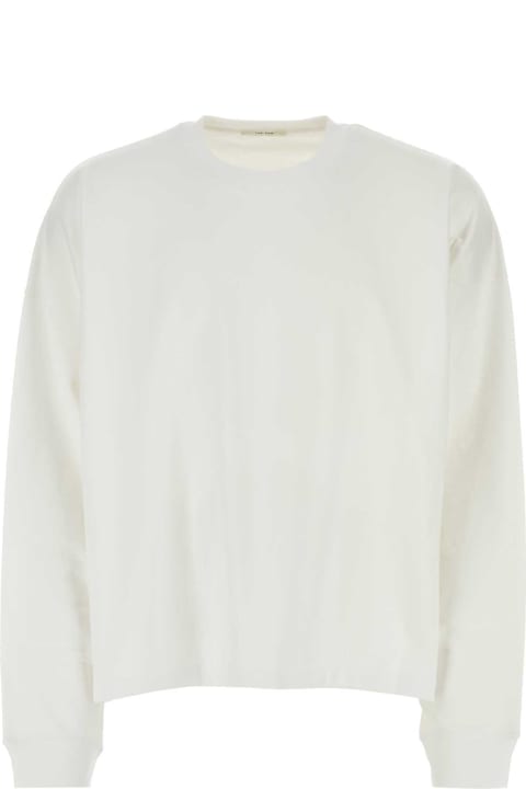メンズ フリース＆ラウンジウェア The Row White Cotton Haru Oversize T-shirt