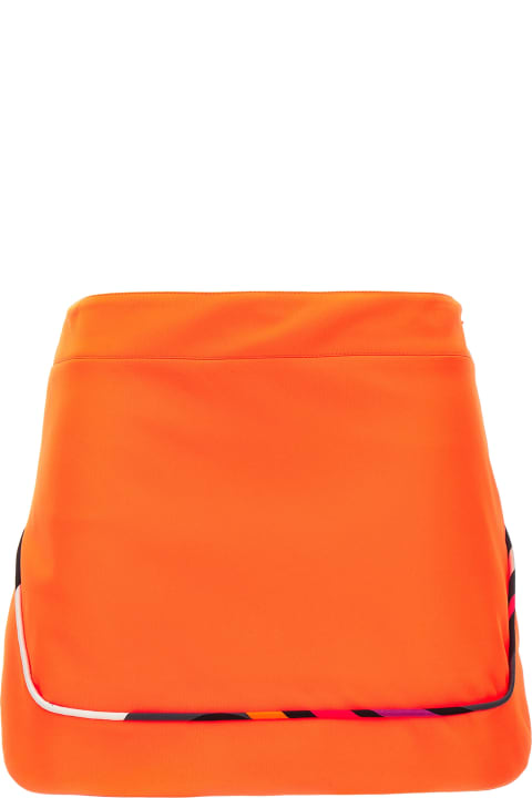 Skirts for Women Pucci Contrasting Piping Neon Skirt