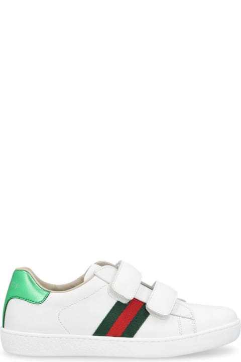 Gucci for Kids Gucci Ace Round Toe Sneakers