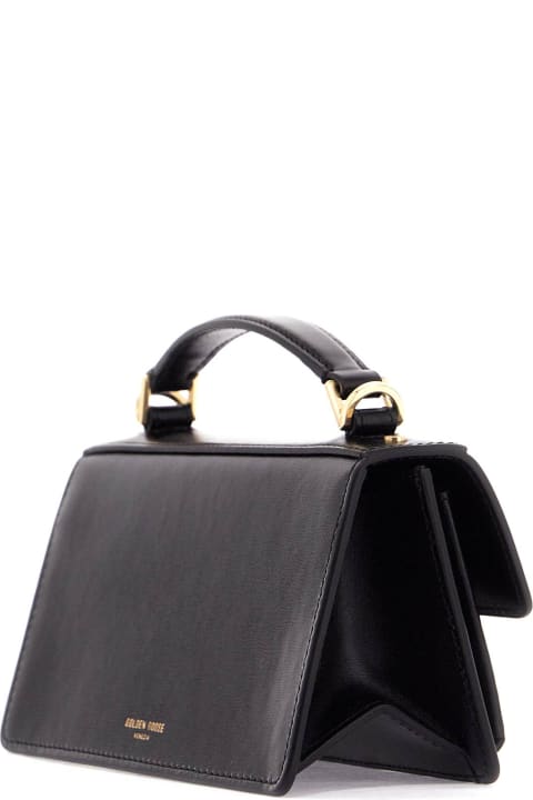 Golden Goose Bags for Men Golden Goose Small 'venezia' Black Palmellata Leather Bag