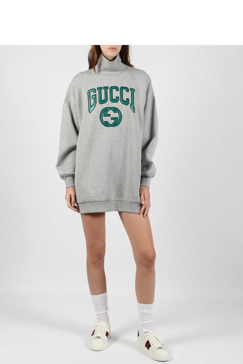 Gucci Sale for Women Gucci Embroidery Jersey Sweatshirt