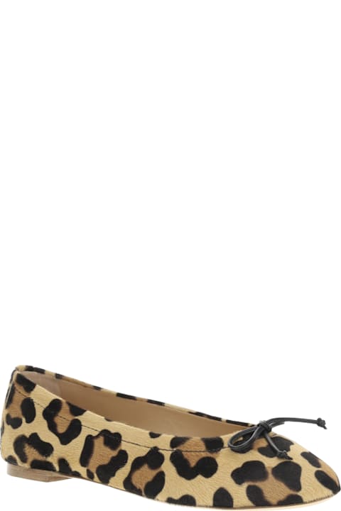Francesco Russo Shoes for Women Francesco Russo Leopard-print Ballerinas