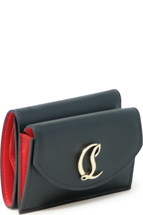 Christian Louboutin Accessories for Women Christian Louboutin Christian Louboutin Black Leather Loubi54 Wallet