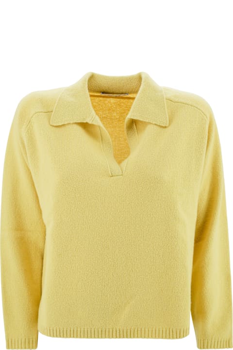 Kangra Sweaters for Women Kangra Jumper With Polo Collar