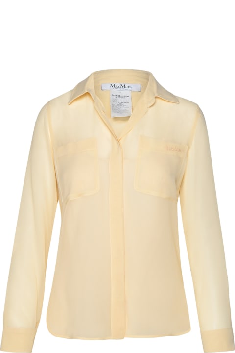 Clothing Sale for Women Max Mara 'vongola' Ivory Silk Blouse