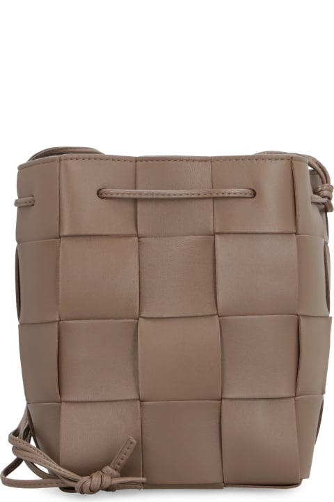 Bottega Veneta Bags for Women Bottega Veneta Cassette Leather Bucket Bag