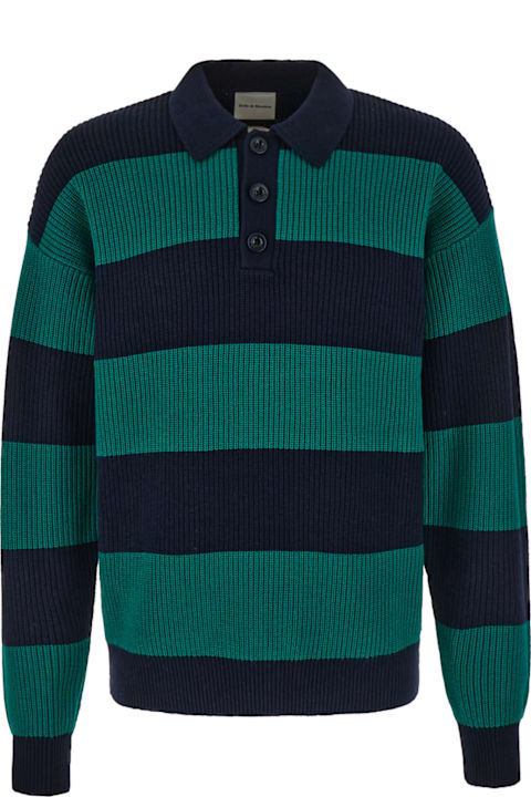 Drôle de Monsieur Topwear for Men Drôle de Monsieur Two-tone Wool And Cotton Sweater