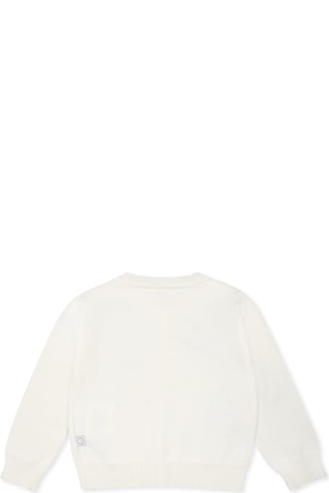Stella McCartney Kids Sweaters & Sweatshirts for Baby Girls Stella McCartney Kids Ivory Cardigan For Baby Girl With Strawberries
