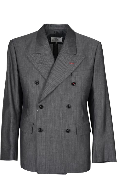 Coats & Jackets for Men Maison Margiela Double Breasted Tailored Blazer