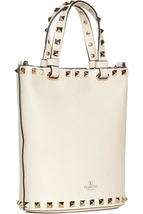 Valentino Garavani for Women Valentino Garavani Garavani Stud-embellished Hook Closure Tote Bag