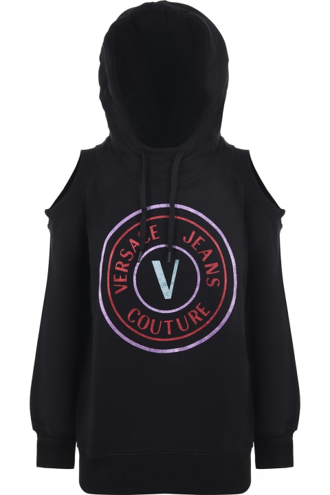 ウィメンズ新着アイテム Versace Jeans Couture Versace Jeans Couture Maxi Cotton Sweatshirt
