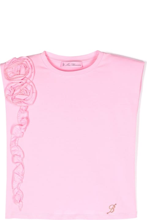 Topwear for Girls Miss Blumarine Miss Blumarine T-shirts And Polos Pink