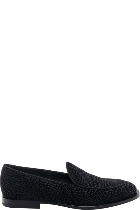 Loafers & Boat Shoes for Men Dolce & Gabbana Logo Monogram Loafers