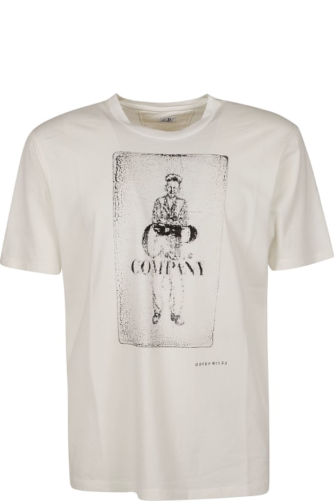 C.P. Company Topwear for Men C.P. Company Chest Logo Regular T-shirt