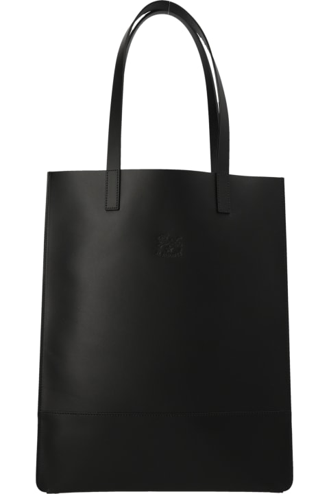 Embossed Logo Shopping Bag