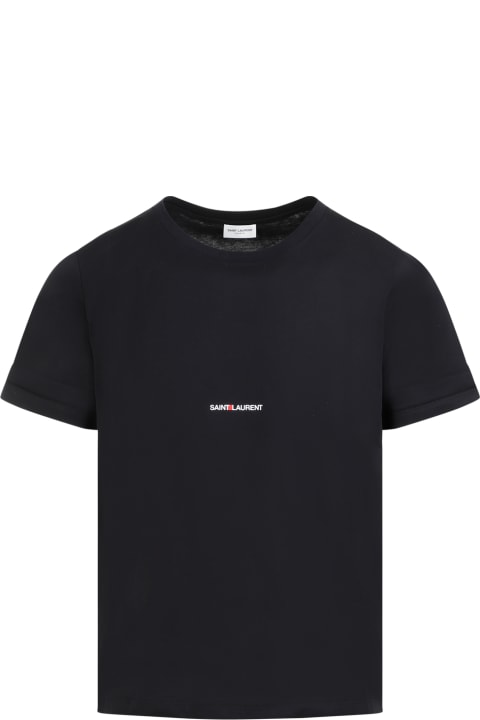 Saint Laurent Topwear for Men Saint Laurent Logo Tshirt