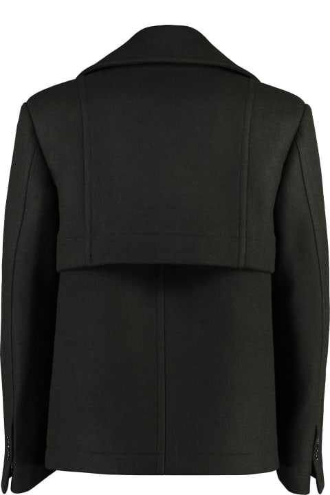 Bottega Veneta Coats & Jackets for Men Bottega Veneta Double-breasted Wool Coat