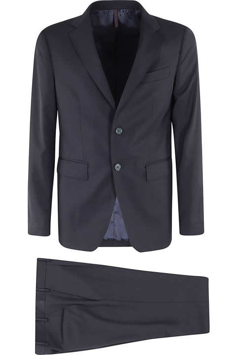Suits for Men Santaniello Abito 2 Bott Pant 1 Pinces