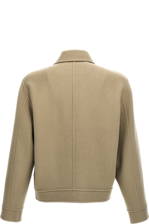 Ami Alexandre Mattiussi Coats & Jackets for Men Ami Alexandre Mattiussi Cashmere Wool Coat