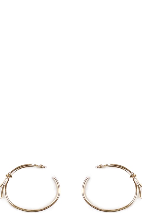 Ferragamo Jewelry for Women Ferragamo Hoop Earrings With Knot