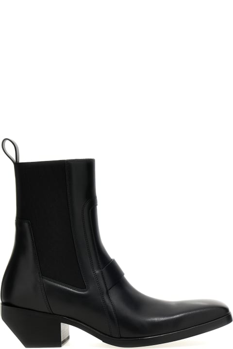 Rick Owens Shoes for Men Rick Owens 'heeled Silver' Boots