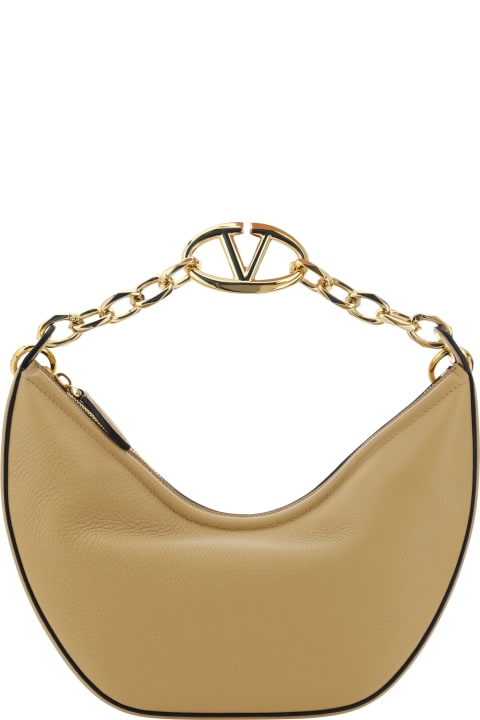 Valentino Garavani Bags for Women Valentino Garavani Vlogo Moon Zip-up Small Shoulder Bag