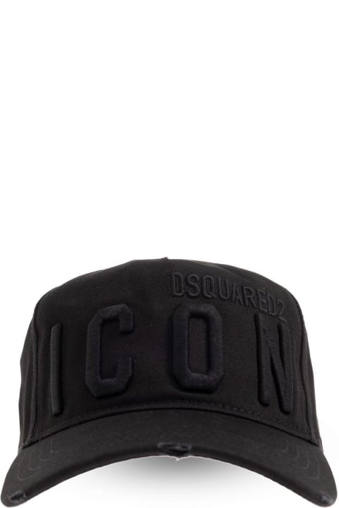 Dsquared2 Accessories for Men Dsquared2 Logo Embroidered Baseball Cap Dsquared2