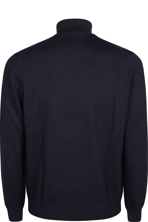 Homeware Fay Navy Blue Virgin Wool Jumper
