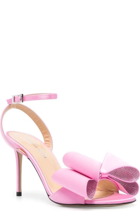 Mach & Mach Sandals for Women Mach & Mach Le Cadeau 95 Mm Sandals In Pink Satin