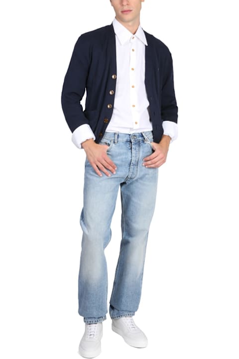 メンズ シャツ Vivienne Westwood Shirt With Orb Embroidery