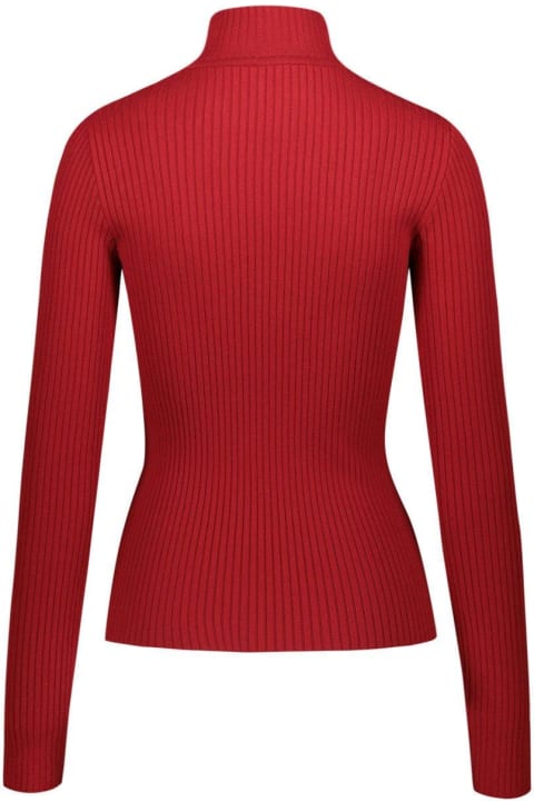 Courrèges for Women Courrèges Long-sleeved Ribbed-knit Jumper