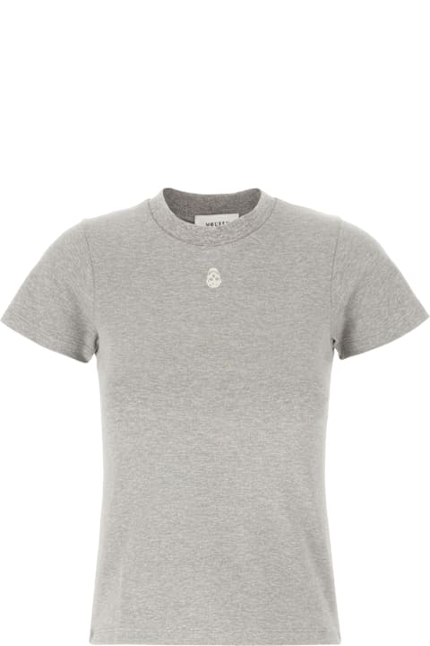Alexander McQueen Clothing for Women Alexander McQueen Grey Cotton T-shirt