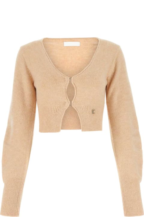 Low Classic Sweaters for Women Low Classic Antiqued Pink Acrylic Blend Cardigan