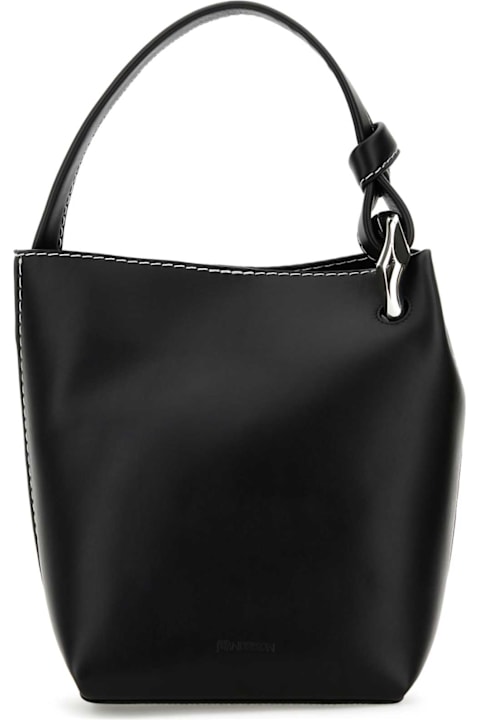 J.W. Anderson لـ Women J.W. Anderson Black Leather Jwa Corner Shoulder Bag