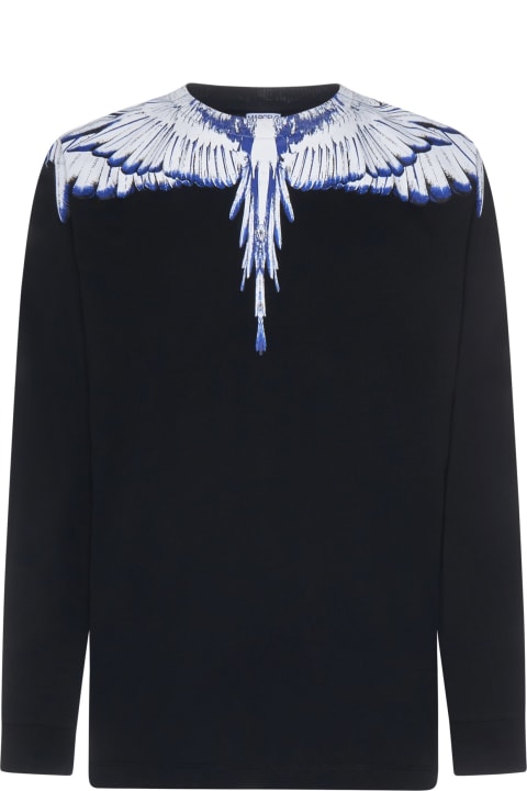 Marcelo Burlon Topwear for Women Marcelo Burlon Icon Wings Regular Long Sleeve T-shirt