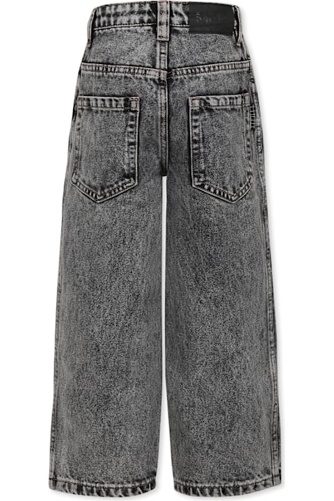 Homeware Molo Grey Jeans For Kids With Peace Symbol