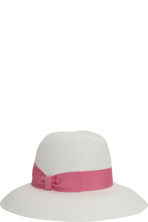 Borsalino Accessories for Women Borsalino Claudette Fine Wide Brim Panama Hat