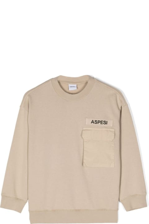 Aspesi Sweaters & Sweatshirts for Boys Aspesi Felpa Con Applicazione