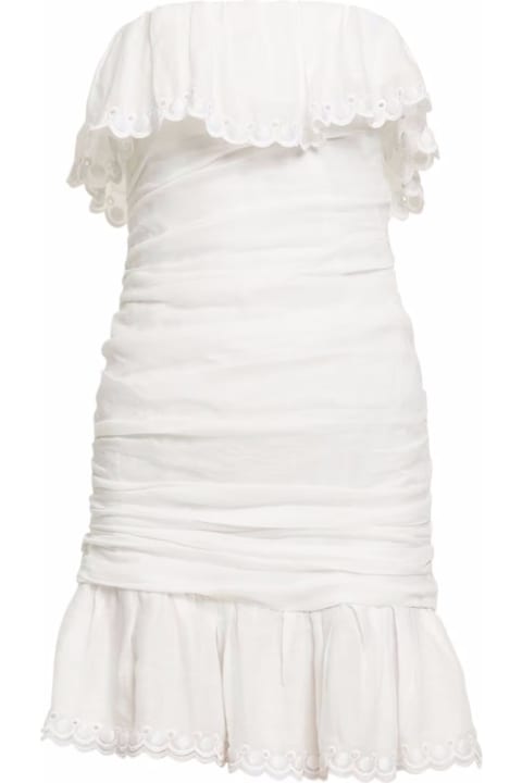 Dresses Sale for Women Isabel Marant White Ramie Minidress