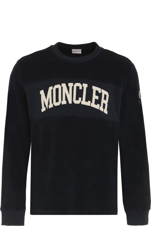 Fleeces & Tracksuits for Men Moncler Cotton Crew-neck Sweatshirt