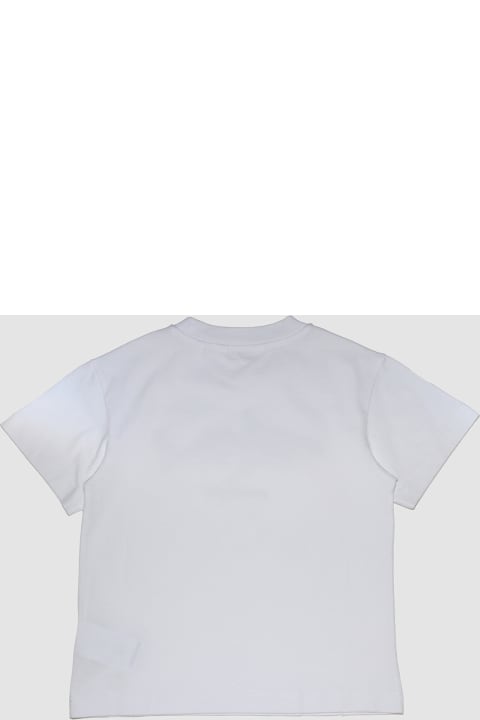 Palm Angels T-Shirts & Polo Shirts for Girls Palm Angels White Cotton T-shirt