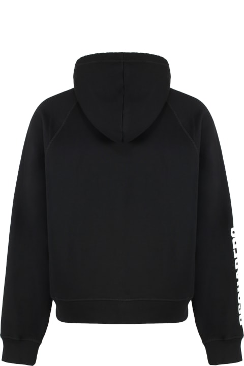 【関税/送料無料】D SQUARED2*Logo Printed Drawstring Hoodie Dsquared2 Logo-printed Drawstring Hoodie | italist