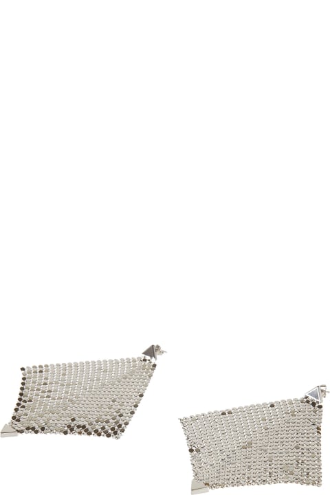 Jewelry for Women Paco Rabanne Diamond Pattern Perforated Earrings