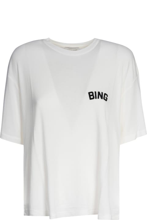 Fashion for Women Anine Bing Ivory T-shirt