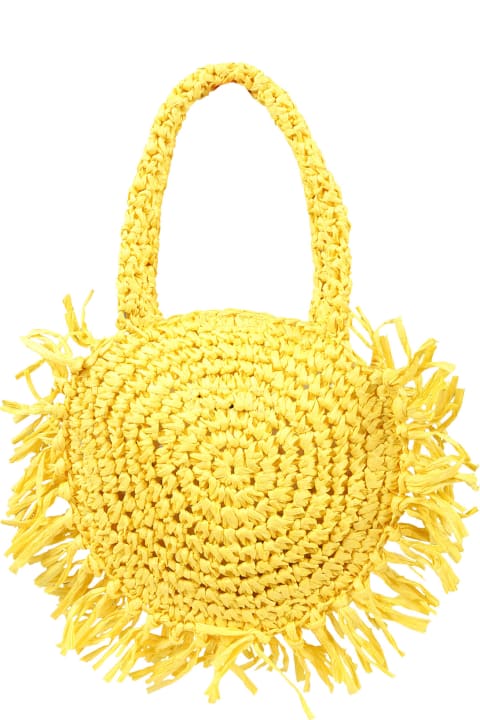 Stella McCartneyのガールズ Stella McCartney Yellow Casual Bag For Girl With Sun Shape